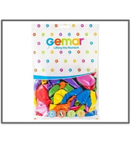 Gemar Karışık Renkli Balon 100Lü