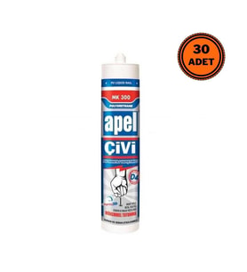 30 Adet Apel Silikon Sıvı Çivi Montaj Kit Güçlü Yapıştırıcı 390 gr