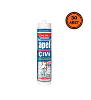 30 Adet Apel Silikon Sıvı Çivi Montaj Kit Güçlü Yapıştırıcı 390 gr