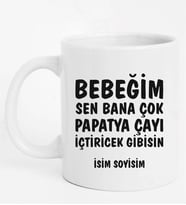 Kişiye Özel Kupa Bardak, İsme Özel Kupa Bardak, Komik Trend Bardak