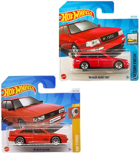 Hot Wheels 2 Araç  Audi Set - '87 Quattro & '94 Avant RS2 (1/64)