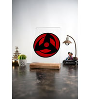 Ev Naruto Sharingan Arkadaşa, Eşya, Ürünler, Masa Dekoratif Ahşap Obje