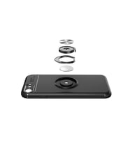 Durukar® iPhone 7 Kılıf Range Yüzüklü Silikon - Kırmızı