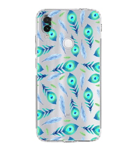 PrintiFy Xiaomi Redmi Note 7 Pro ile Uyumlu Nazar Boncuğu 3  Kamera Korumalı Şeffaf Silikon Kılıf