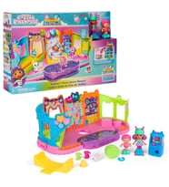 69755 SUN-SPM-FİGÜR OYUN SET GABBY S DOLLHOUSE ÇATI KATI PATEN PARTİSİ