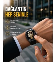 Uzun Pil Ömürlü Akıllı Saat Günlük ve Spor Kullanım