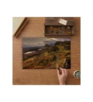 Dağ Yolu - Sonbahar Tasarımı 240 parça Ahşap Puzzle Ahşap Kutuda MP09555