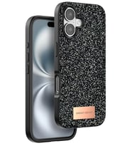 Onegif Apple iPhone 16 Bright Simli Kapak - Siyah