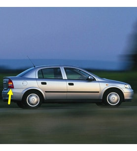 Opel Astra G Sedan 1998-2004 Sağ Arka Stop Fren Lambası Sarı Sinyalli