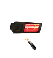 Goldsun Supra Plus 2000W GSS20P Kumandalı Kademe Ayarlı Su Geçirmez Açık Alan Elektrikli Infrared Isıtıcı (Siyah)