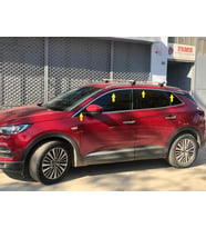 Opel Grandland X Krom Cam Üst Çıtası 8 Parça 2017 ve üzeri Paslanmaz Çelik