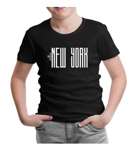 New York City - Freedom Siyah Çocuk Tshirt