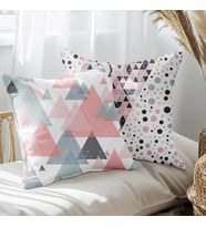 eJOYA Modern Tasarımlı 2'li Yastık İçi Ve Kırlent Kılıfı 45cm 113570