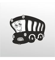 Folyo Sticker Minibüs 30cm Uzunluk (Karışık)