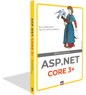 KODLAB YAYIN ASP.NET CORE 3+ EĞİTİM KİTABI (Siyah - Beyaz)