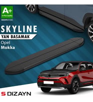 S-Dizayn Opel Mokka 2 Skyline Siyah Yan Basamak 173 Cm 2020 Üzeri A+ Kalite