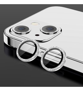BİNANO IPHONE 11/12 MİNİ DIAMOND SİLVER CAMERA KOR
