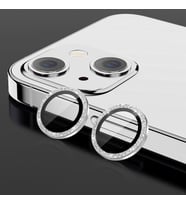BİNANO IPHONE 11/12 MİNİ DIAMOND SİLVER CAMERA KOR