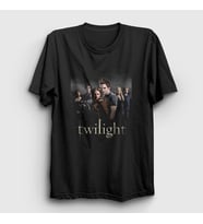 Presmono Unisex Siyah Poster Cullen Family Twilight T-Shirt 312497tt