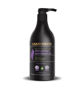 Saç Keratin Bakım Kremi - Kuru, Sert, Yıpranmış Kabaran Saçlar İçin Pürüzsüz Yumuşak Nemli (500ML)