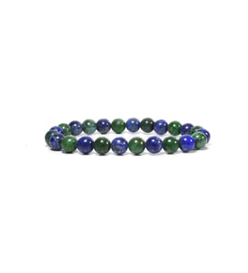 Pigado Hakiki Doğaltaş Azurite Taşı Unisex Bileklik