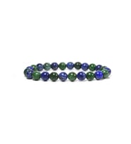 Pigado Hakiki Doğaltaş Azurite Taşı Unisex Bileklik