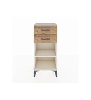 Arges Komodin Tek Raflı 2 Çekmeceli 44x30x96 Aytaşı-Çam