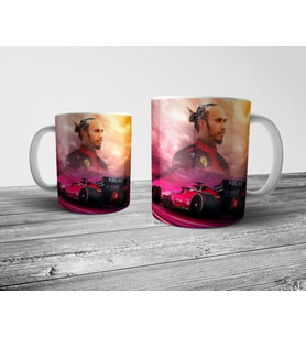 Pixxa Lewis Hamilton F1 Formula 1 Ferrari Kupa Bardak Model 2