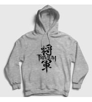 Presmono Unisex Gri Shogun Trivium Kapüşonlu Sweatshirt 179459tt (Gri)