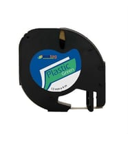 DYMO LETRATAG MUADİL PLASTİK ETİKET YEŞİL 12MM X 4 METRE ÜCRETSİZ