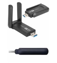 Wifi Alıcı Dual Band Usb 3.0 Adaptör Kablosuz Windows 7/8/10/11