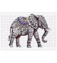 Elephant Color Puzzle 240 Parça Yapboz