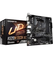 GIGABYTE A520 A520M-DS3H-AC WIFI DDR4 HDMI-DP-DVI PCIE 4.0 AM4 MATX