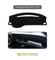 SKODA Rapid (2013-2017) TORPİDO KORUMA HALISI GRİ KENAR
