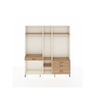 Arges Gardrop 7 Raflı 4 Çekmeceli 3 Askılı 220x30x243 Aytaşı-Çam