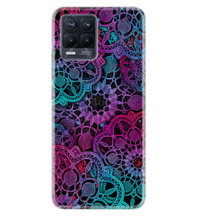 8 8 Pro Kılıf Silikon Desen Özel Seri Colurful Mandala 1667