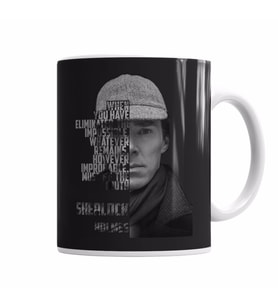 Sherlock Kupa Bardak Porselen