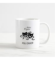 Oyuncu Kupa Bardak (3. Tasarım) (Beyaz)