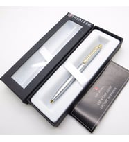 Sheaffer Sentinel SS GT Krom Altın Tükenmez Kalem  İsme Özel Kalem