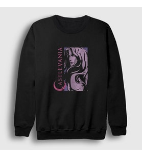 Presmono Unisex Siyah Alucard Anime Castlevania Sweatshirt 463177tt