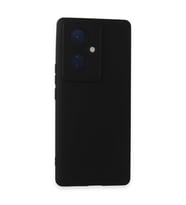 Vivo V29 Lite Kılıf Nano İçi Kadife Silikon - Siyah