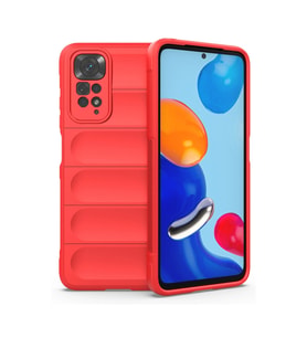 Xiaomi Redmi Note 11 Kılıf Optimum Silikon - Kırmızı