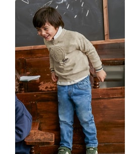 Mayoral Erkek Çocuk Yumuşak Jogger Kot Pantolon Mavi