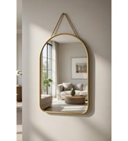DEKORATİF GOLD METAL KENARLI  YUVARLAK  VE OVAL KENARLI AYNA