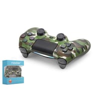 NODAR ND400L PS4 Uyumlu Kablosuz GamePad Oyun Kolu - Yeşil Kamuflaj