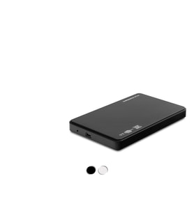 Hdd Kutu Usb2.0 Plastik Sata 2.5" Siyah - Beyaz HDX1757