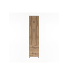 Hyperion Dolap 5 Raflı 2 Çekmeceli 2 Kapaklı 60x44x243 Aytaşı-Çam