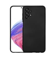 Samsung Galaxy A13 4G Kılıf Özel Orijinal Lansman Serisi, İçi Kadife, Pürüzsüz Yumuşak ve Mat TPU Silikon (Siyah)