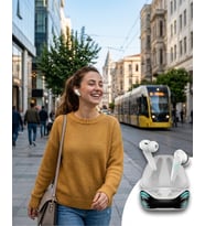Bluetooth Oyuncu Kulaklığı Kablosuz Kulaklık iPhone 11 iPhone 13 Samsung S23 Xiaomi Redmi Note 12 Uyumlu