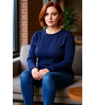 Kadın Bisiklet Yaka Fitilli Örme Kaşkorse Bluz Cool & Comfort Koleksiyonu Günlük Kullanım